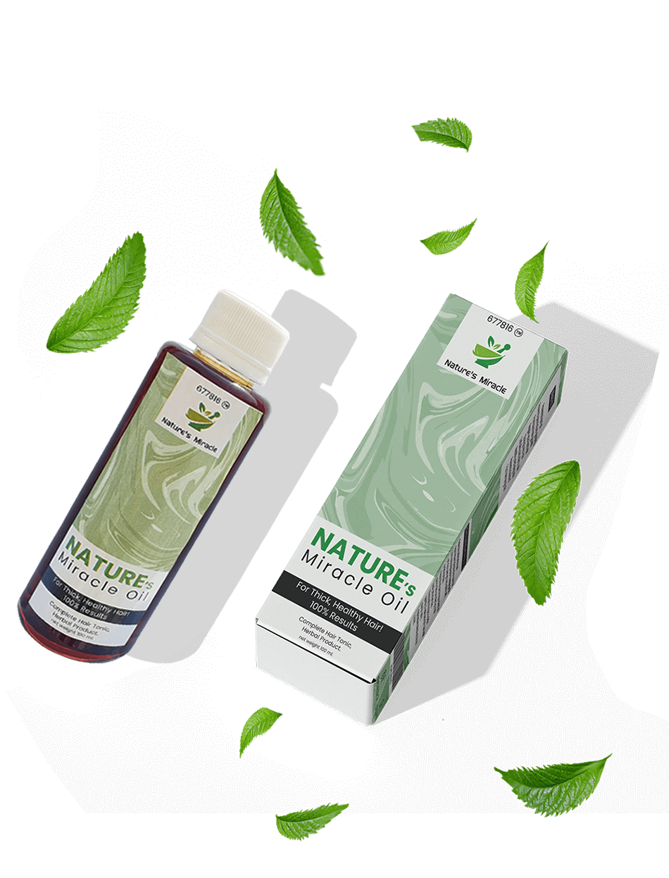 Nature’s Miracle Hair Oil secret blend nourishes your hair, prevents hair fall, and promotes healthy long hair